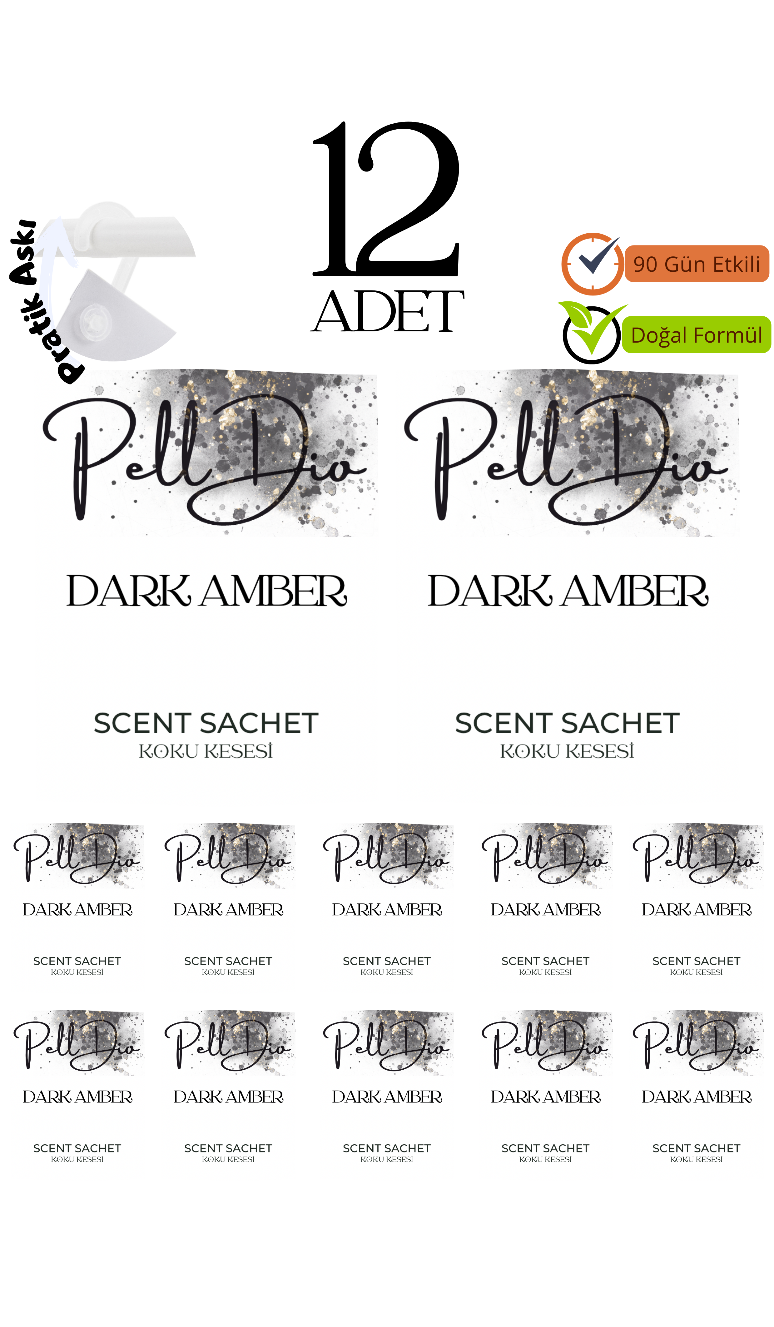 Dark Amber Koku Kesesi
