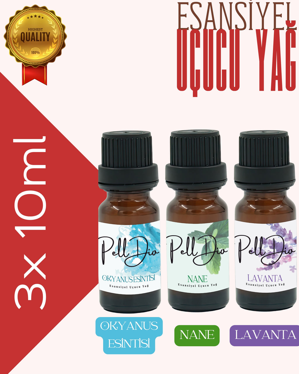 Karışık Esansiyel Uçucu Koku Yağı Difüzör Esansı Buhurdanlık Yağı Aromaterapi Yağı 10ml