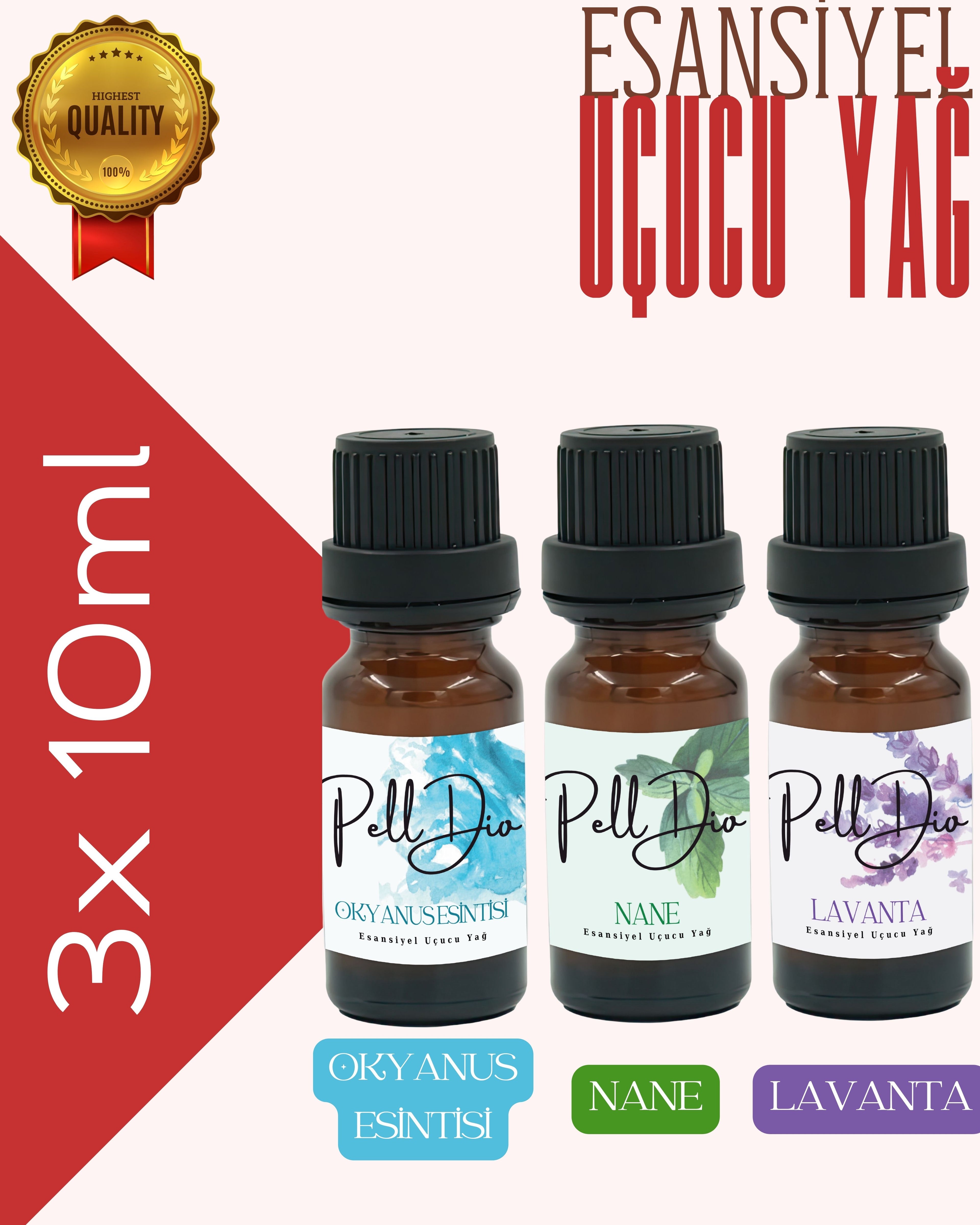 Karışık Esansiyel Uçucu Koku Yağı Difüzör Esansı Buhurdanlık Yağı Aromaterapi Yağı 10ml