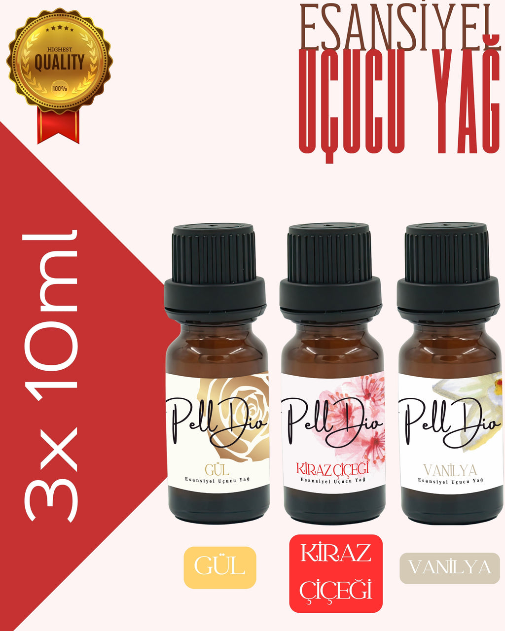 Karışık Esansiyel Uçucu Koku Yağı Difüzör Esansı Buhurdanlık Yağı Aromaterapi Yağı 10ml