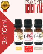 Karışık Esansiyel Uçucu Koku Yağı Difüzör Esansı Buhurdanlık Yağı Aromaterapi Yağı 10ml