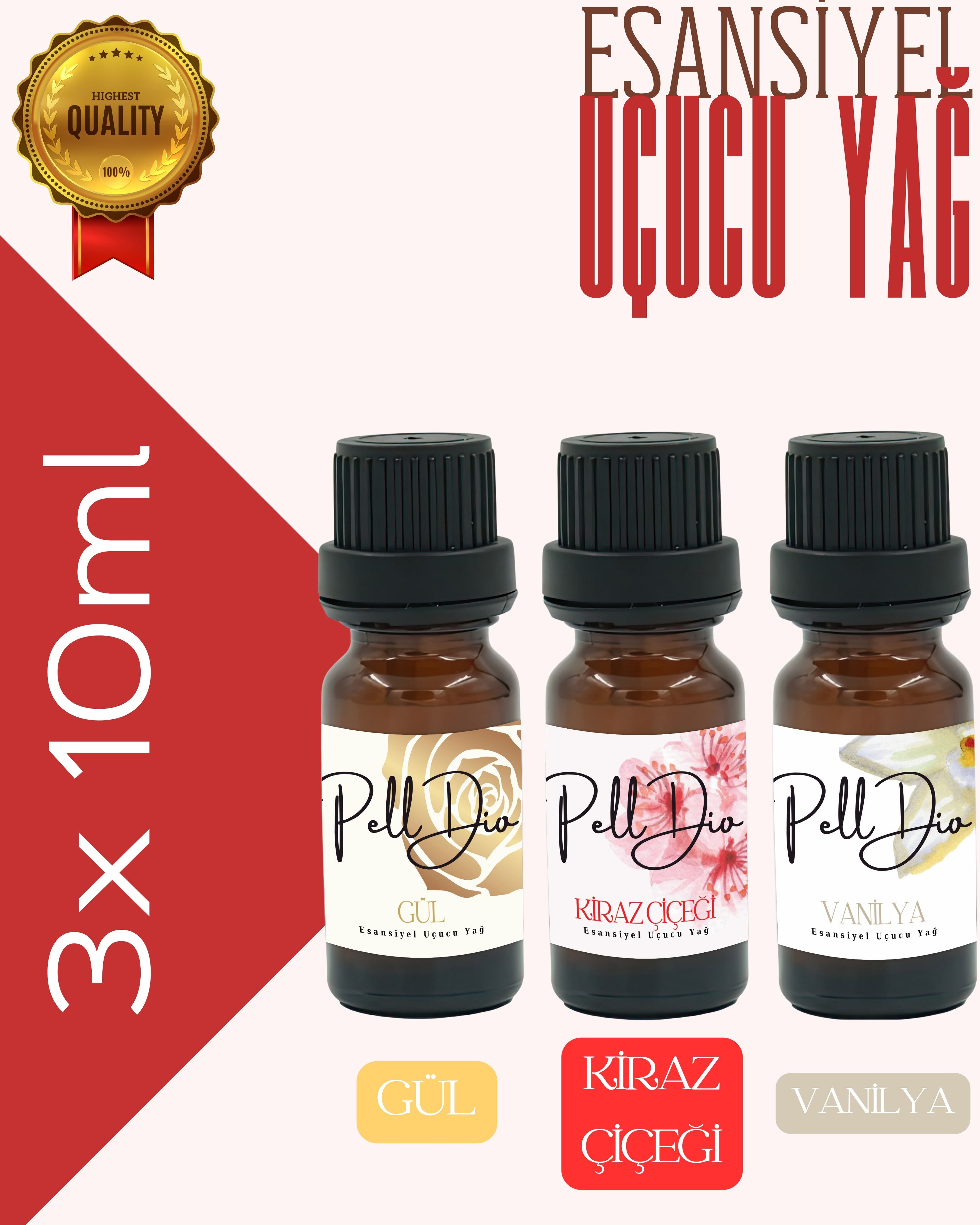 Karışık Esansiyel Uçucu Koku Yağı Difüzör Esansı Buhurdanlık Yağı Aromaterapi Yağı 10ml