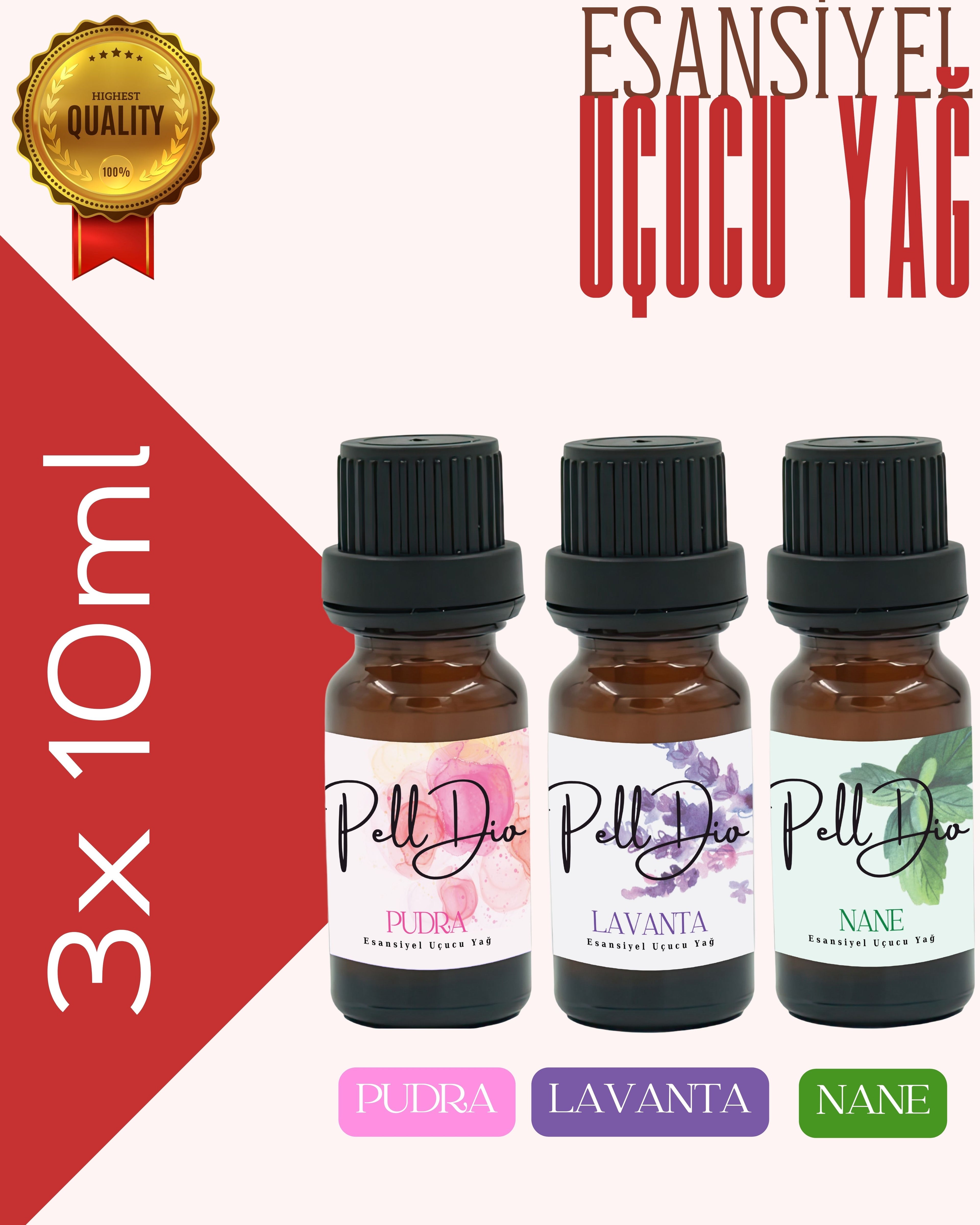 Karışık Esansiyel Uçucu Koku Yağı Difüzör Esansı Buhurdanlık Yağı Aromaterapi Yağı 10ml