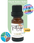 Jasmine Esansiyel Uçucu Koku Yağı Difüzör Esansı Buhurdanlık Yağı Aromaterapi Yağı 10ml