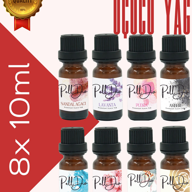 Karışık Esansiyel Uçucu Koku Yağı Difüzör Esansı Buhurdanlık Yağı Aromaterapi Yağı 10ml