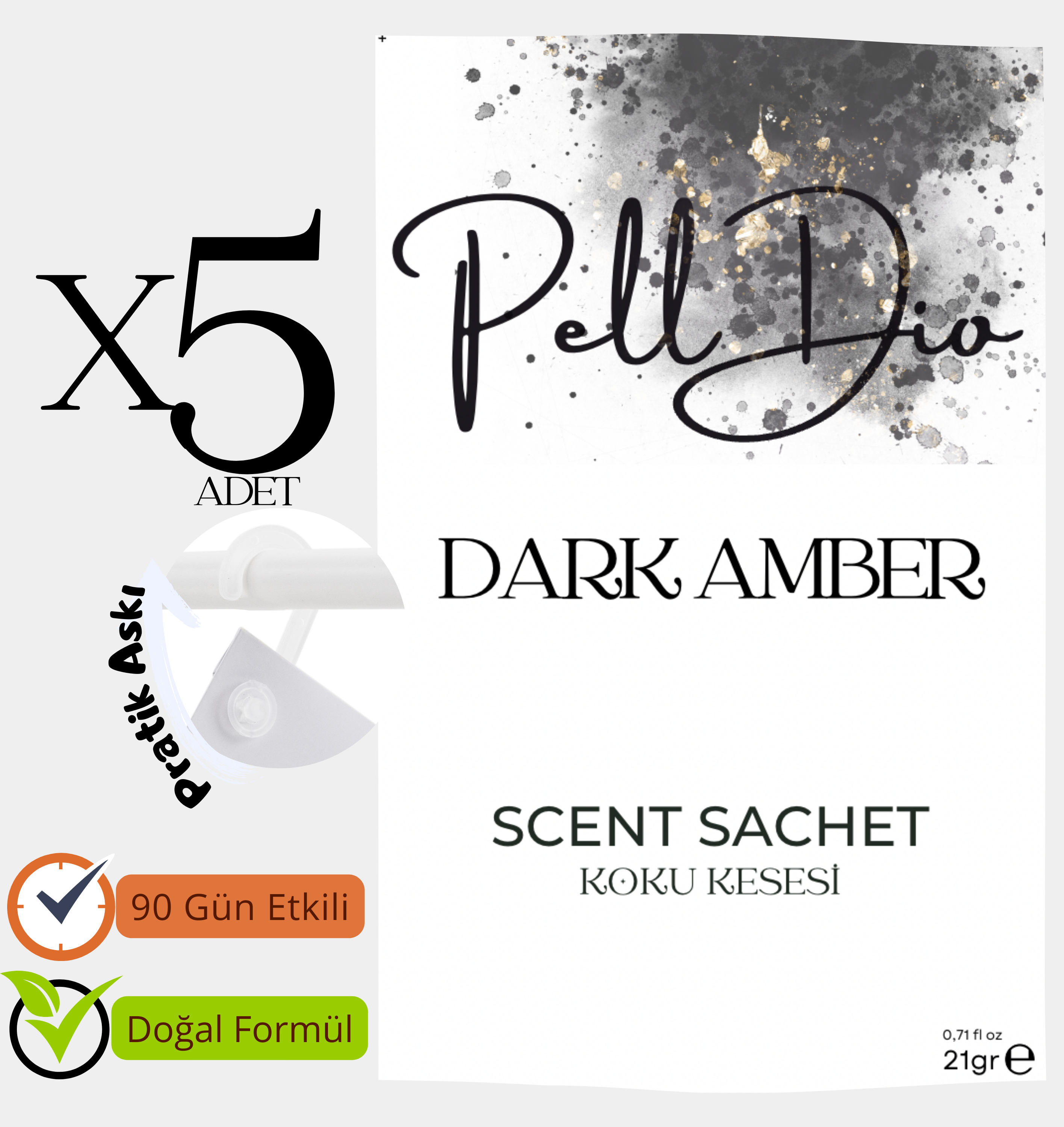 Dark Amber Koku Kesesi