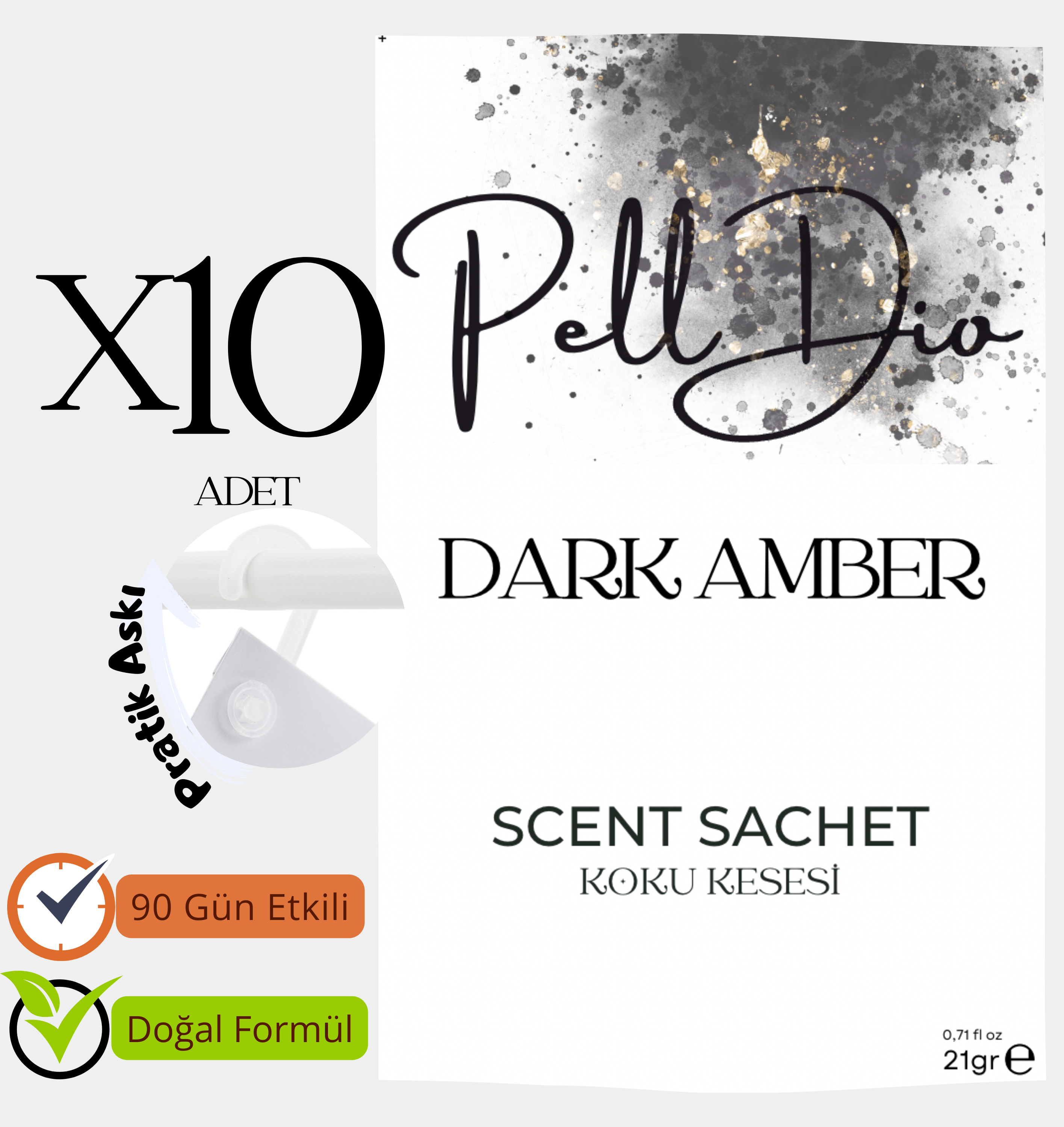 Dark Amber Koku Kesesi
