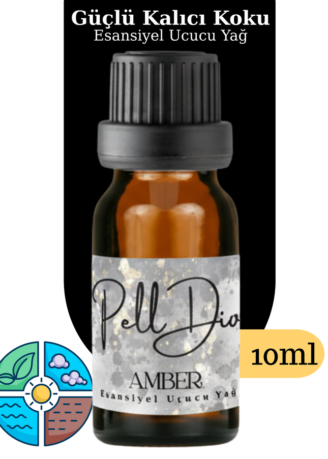 Dark Amber Esansiyel Uçucu Koku Yağı Difüzör Esansı Buhurdanlık Yağı Aromaterapi Yağı 10ml