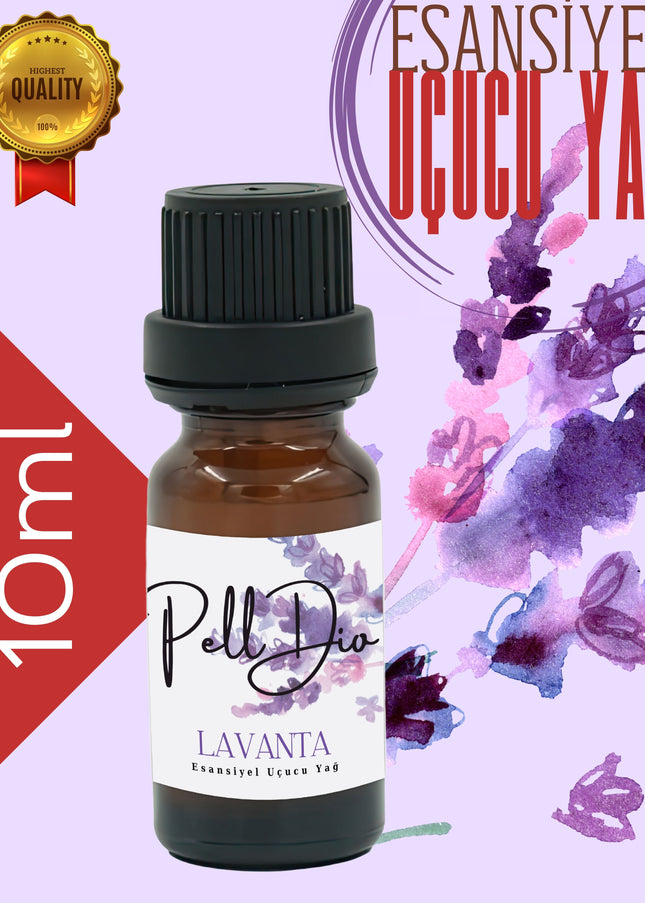 Lavender Esansiyel Uçucu Koku Yağı Difüzör Esansı Buhurdanlık Yağı Aromaterapi Yağı 10ml