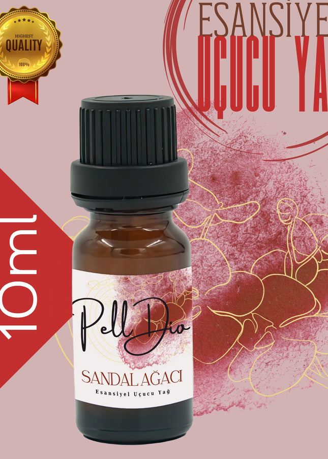 Sandal Ağacı Esansiyel Uçucu Koku Yağı Difüzör Esansı Buhurdanlık Yağı Aromaterapi Yağı 10ml