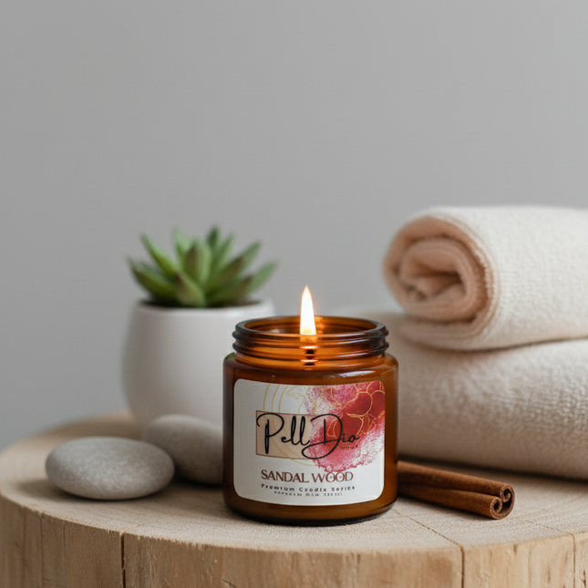 Sandal Ağacı Kokulu Mum 100g